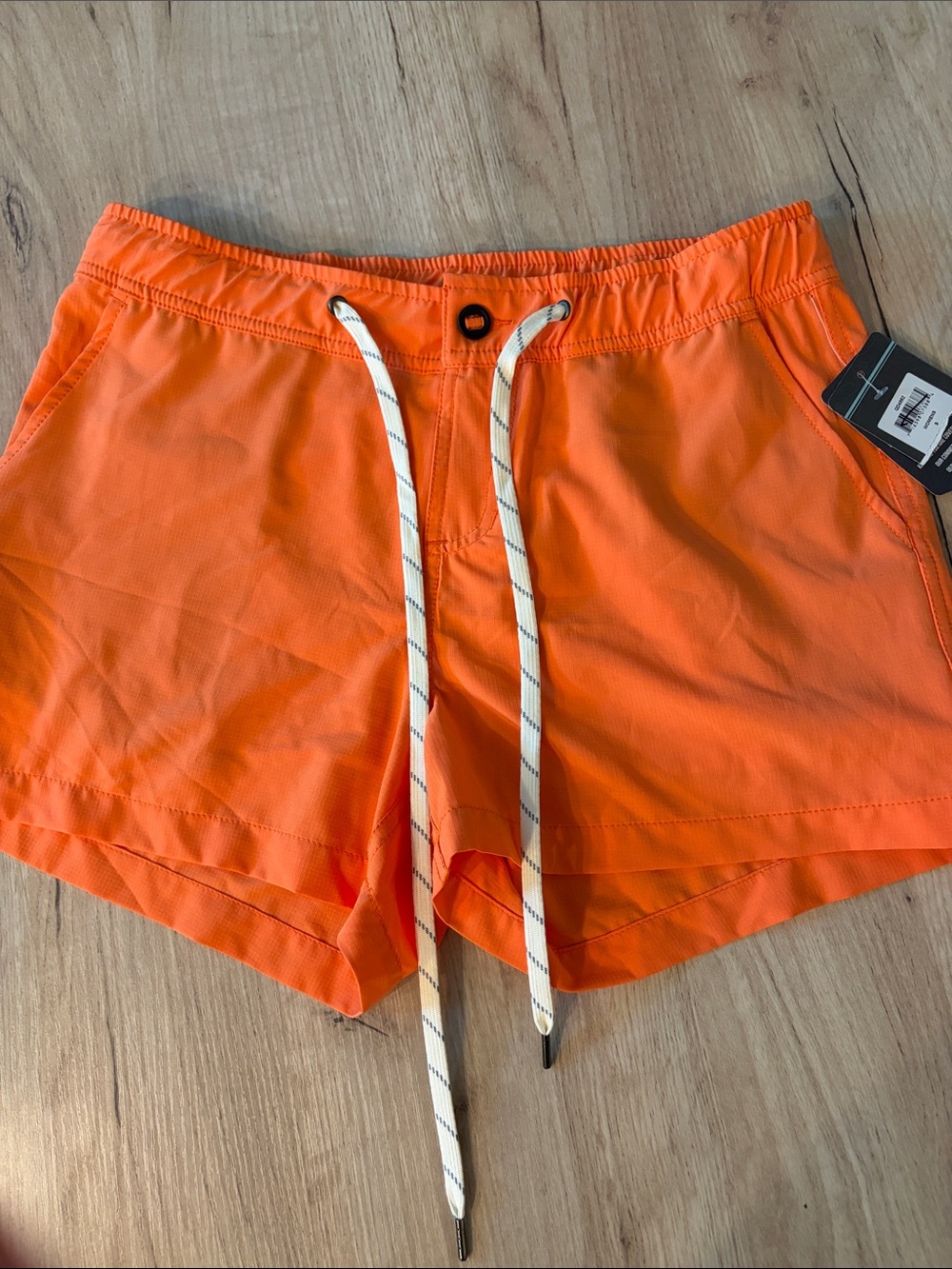 American Outback Orange Swim Board Shorts Womens Size Small